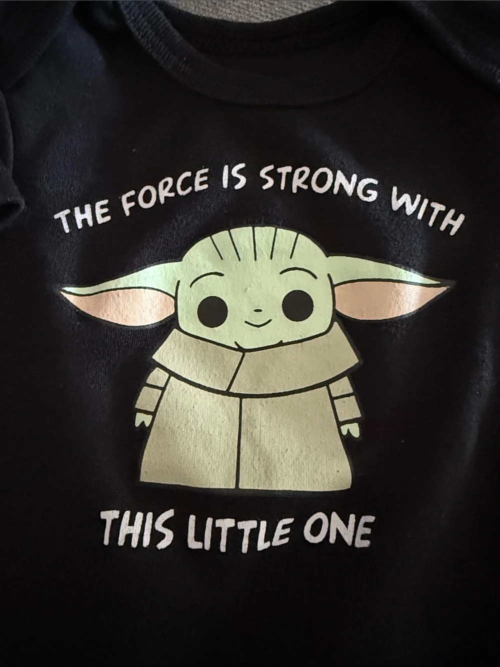 Star Wars Baby Yoda (Grogu) Onesies - set of 3 - Blue, Black, Light Blue